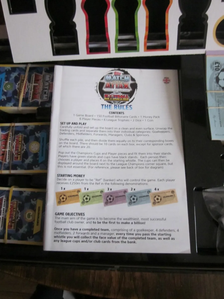 Football Topps Match Attax Trading Card Board Game - Image 4