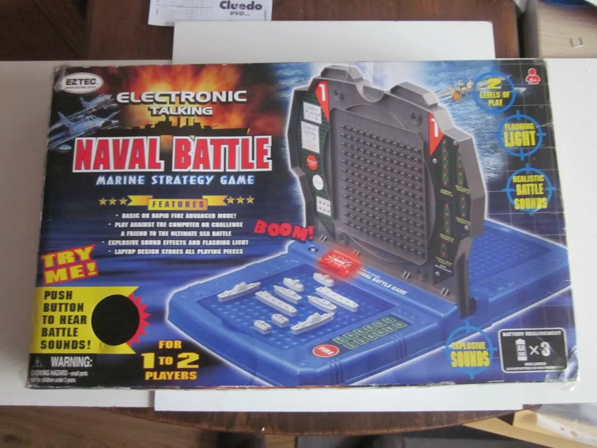 Eztec Electronic Talking Naval Battle Game 86805 - Image 1