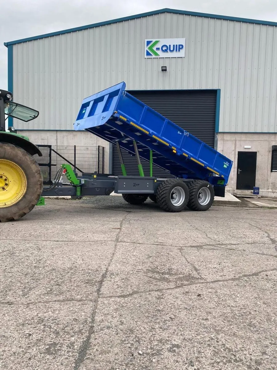 K-quip 16x8 14t dropside trailers - Image 1