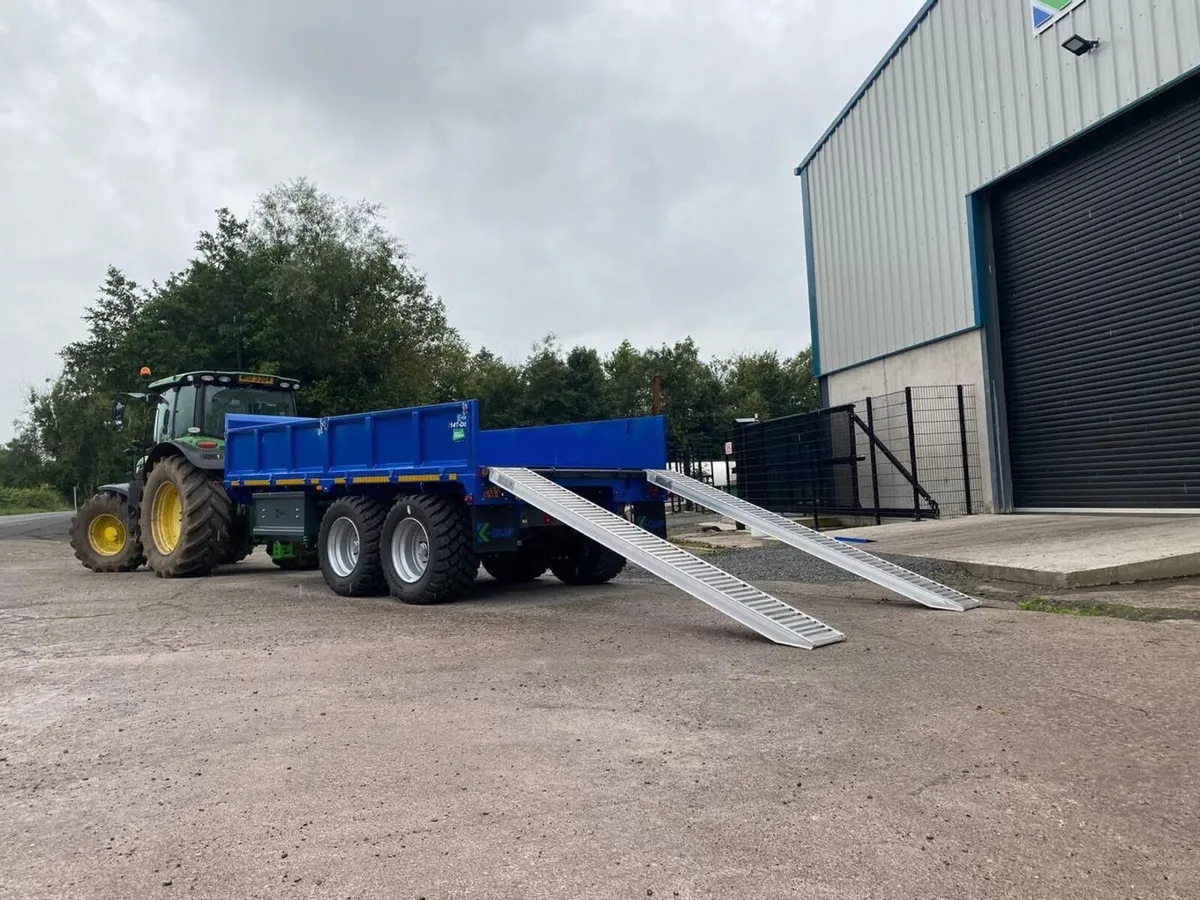K-quip 16x8 14t dropside trailers - Image 3