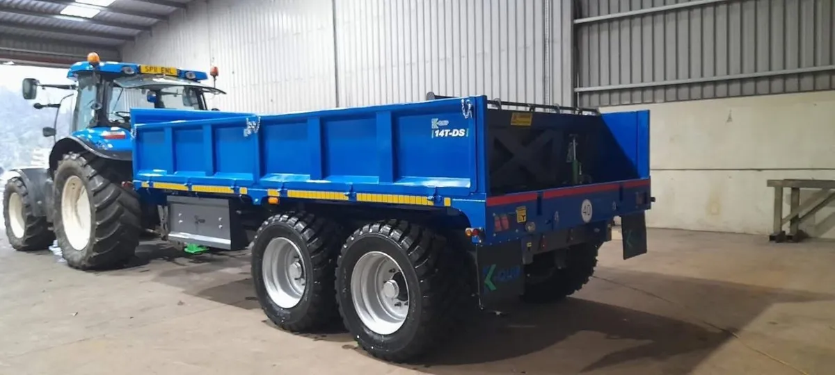 K-quip 16x8 14t dropside trailers - Image 4