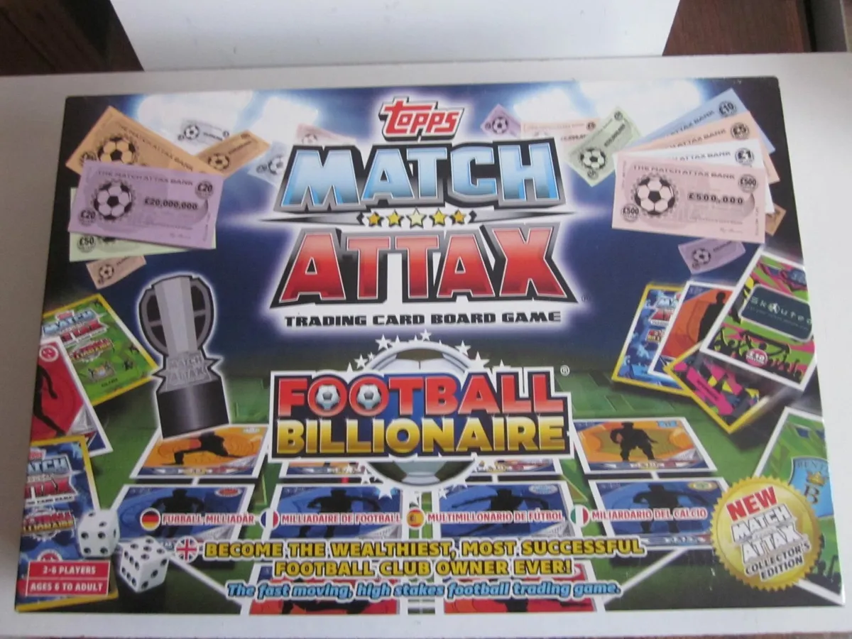 Football Topps Match Attax Trading Card Board Game - Image 1
