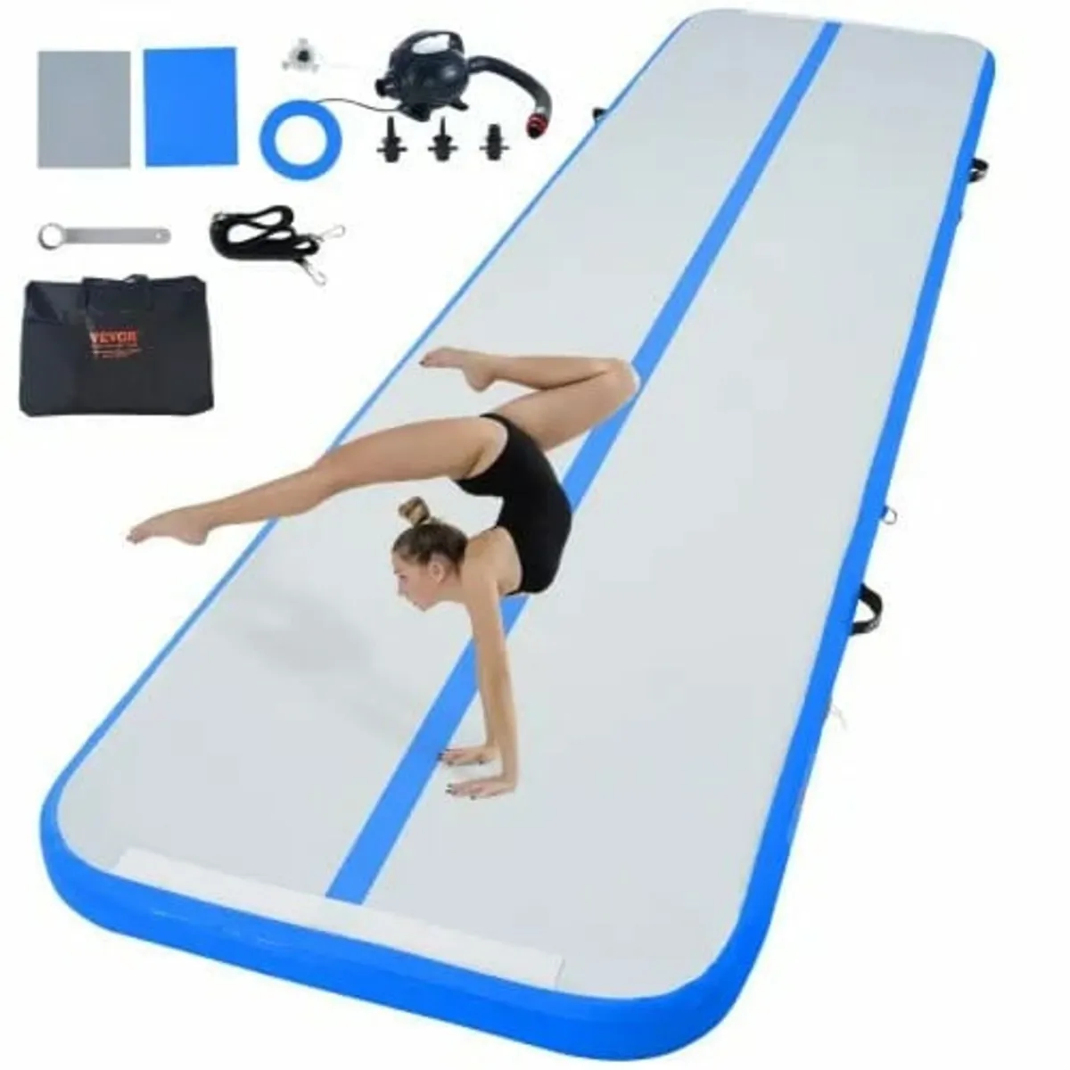 4M Gymnastics Air Mat, 4 inch Thickness Inflatable - Image 1