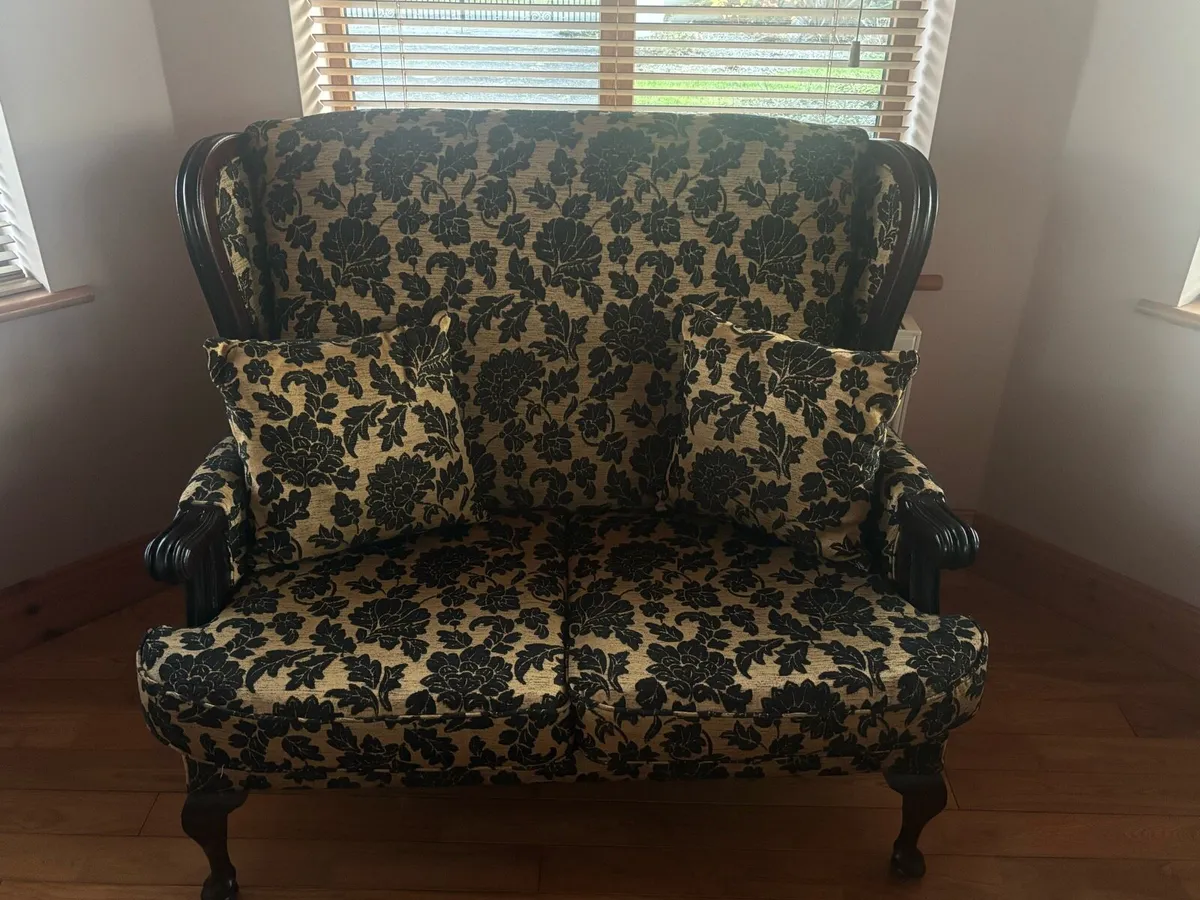 Queen Anne 2 Seater Sofa - Image 1