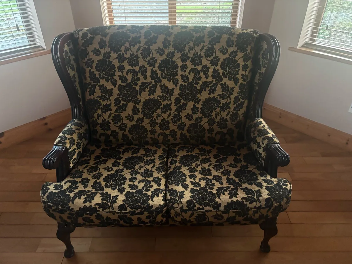 Queen Anne 2 Seater Sofa - Image 2