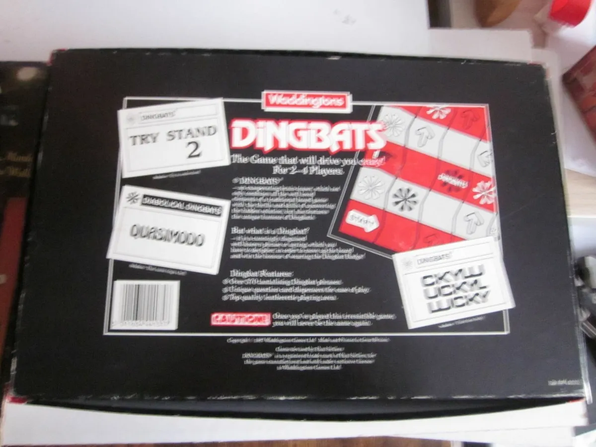 Dingbats Vintage Board Game by Waddingtons 1987 - Image 2