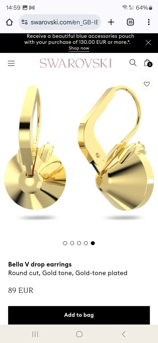 Swarovski earing and bracelet - Image 3