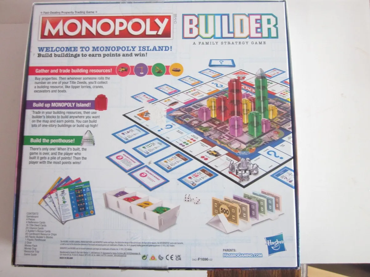 Monopoly Builder Board Game - Image 3