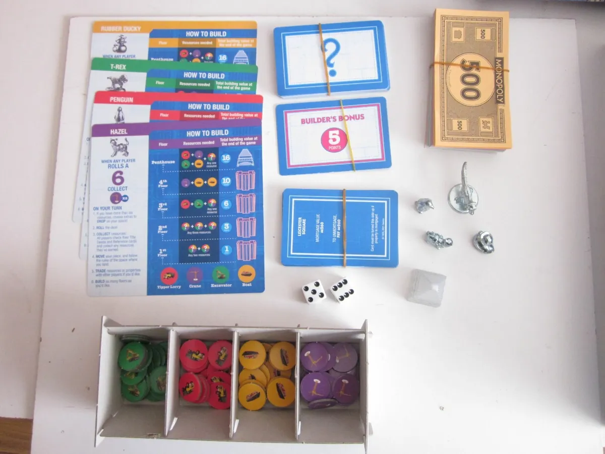 Monopoly Builder Board Game - Image 4