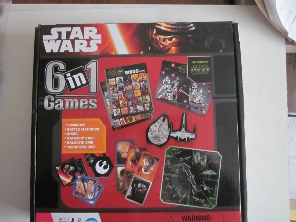 Star Wars 6 in 1 Childrens  Disney Games - Image 1
