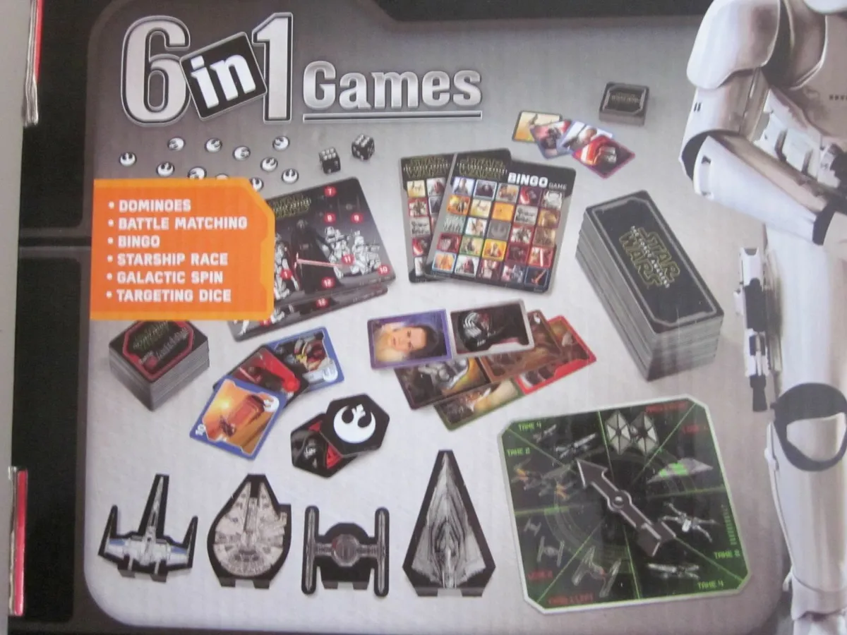 Star Wars 6 in 1 Childrens  Disney Games - Image 2