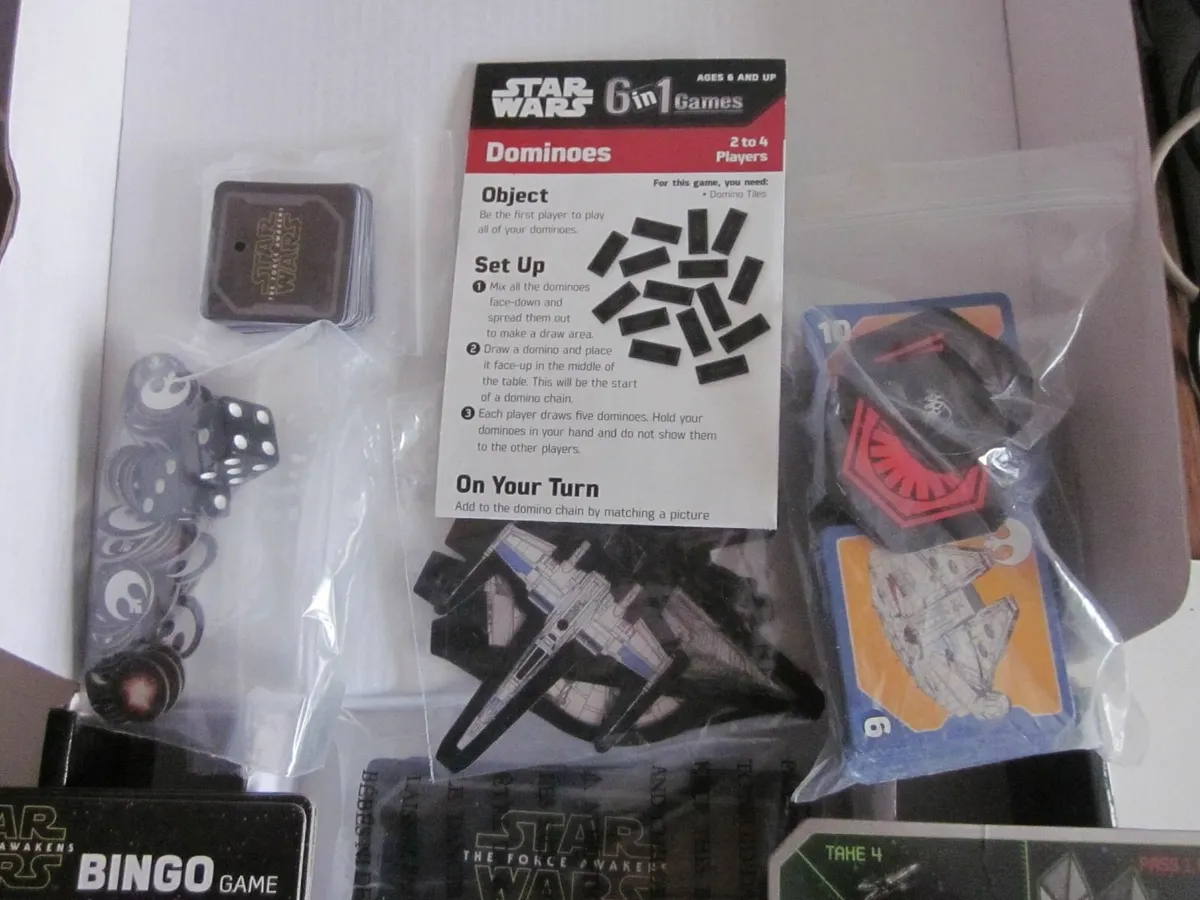 Star Wars 6 in 1 Childrens  Disney Games - Image 4