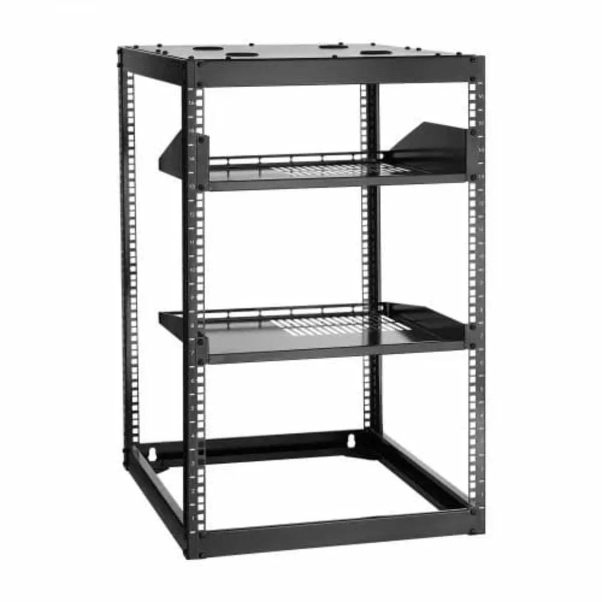 16U Open Frame Network Rack, 585 mm Depth, Wall Mo - Image 1
