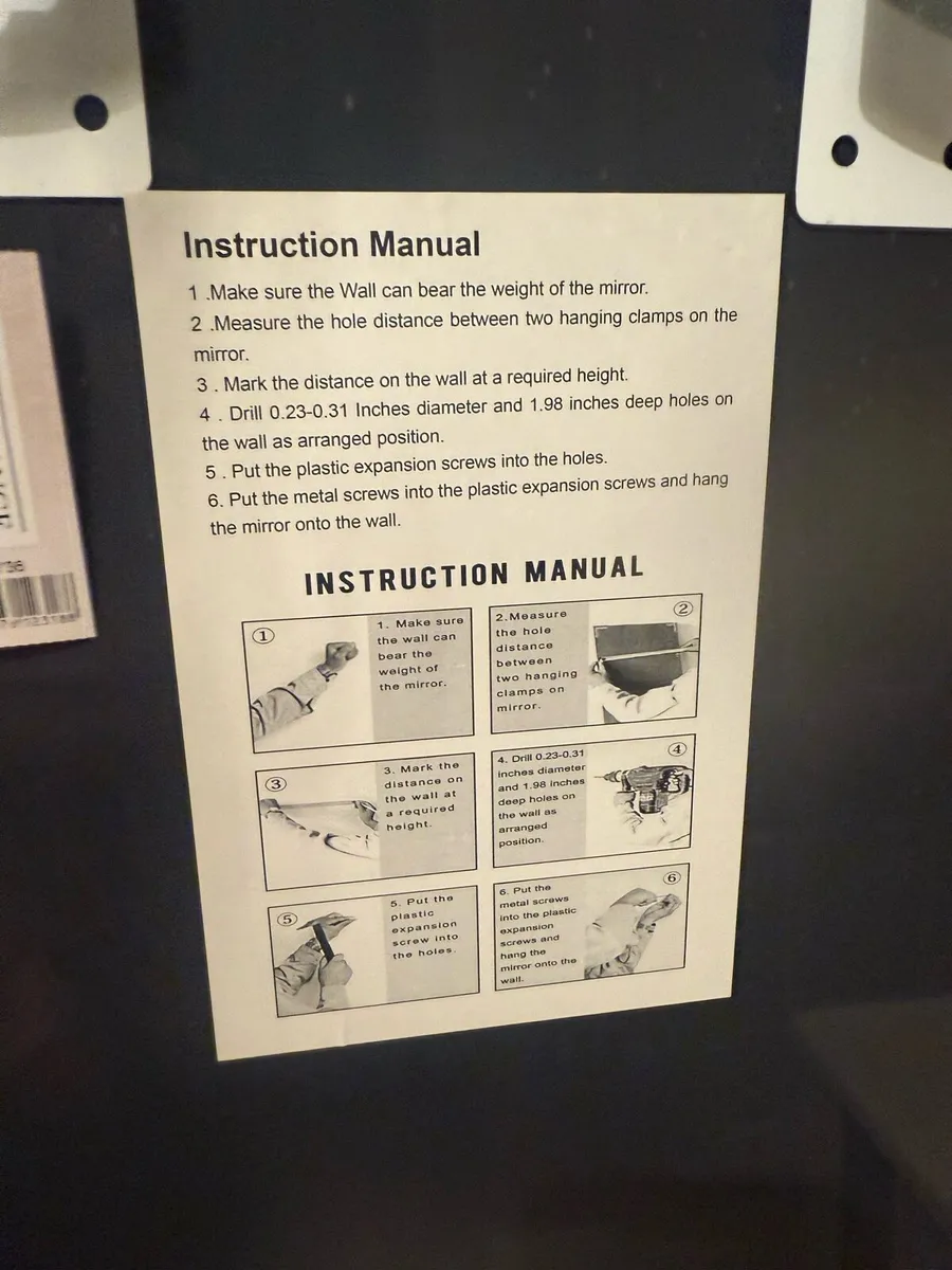 Brand new gold toned mirror - Image 2