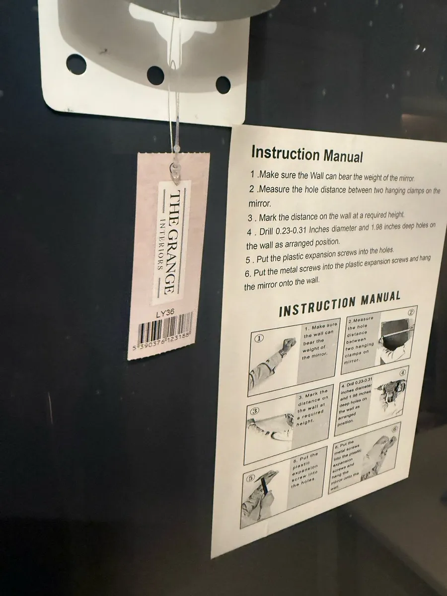 Brand new gold toned mirror - Image 3