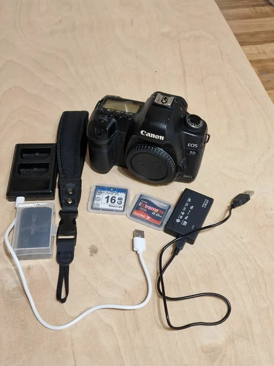 Canon 5D Mark II Full Frame DSLR  Body Only - Image 1