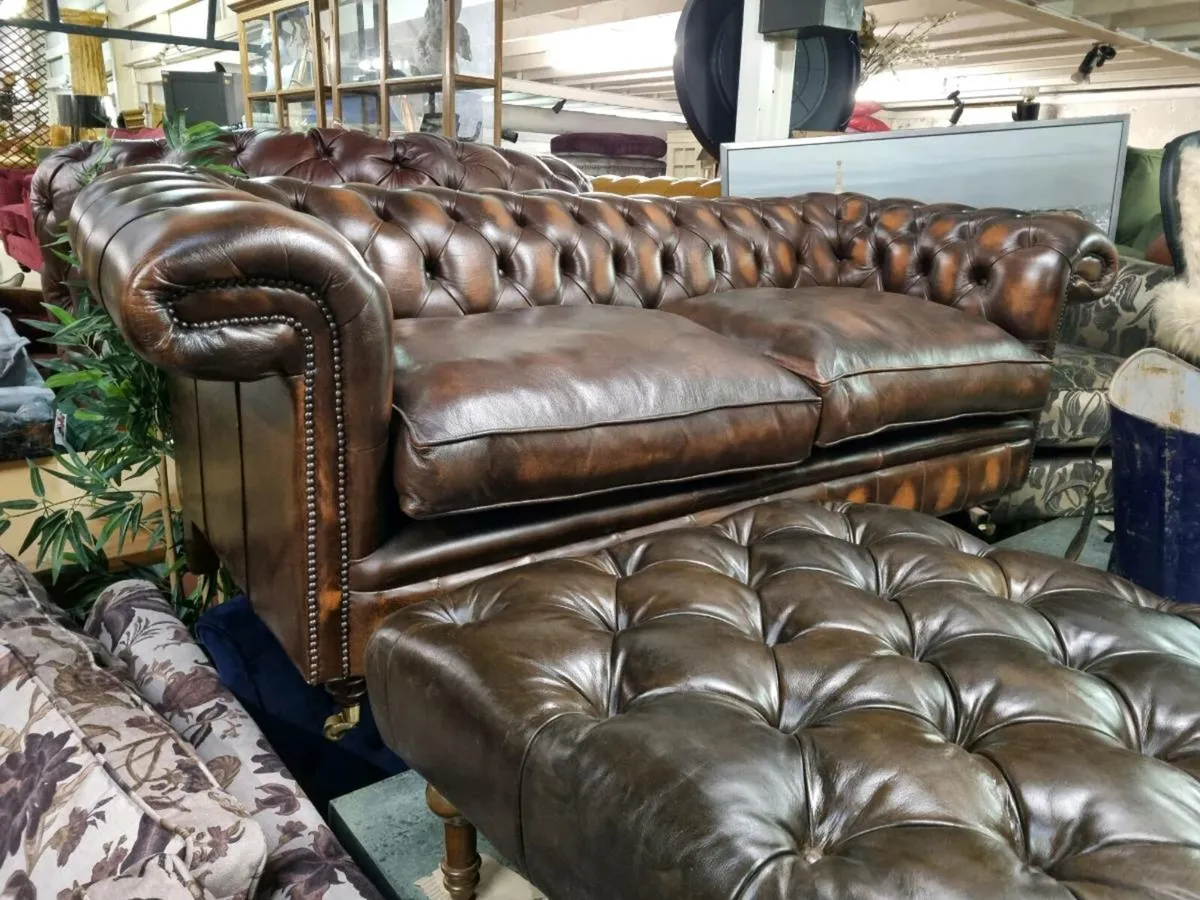 Leather Chesterfield