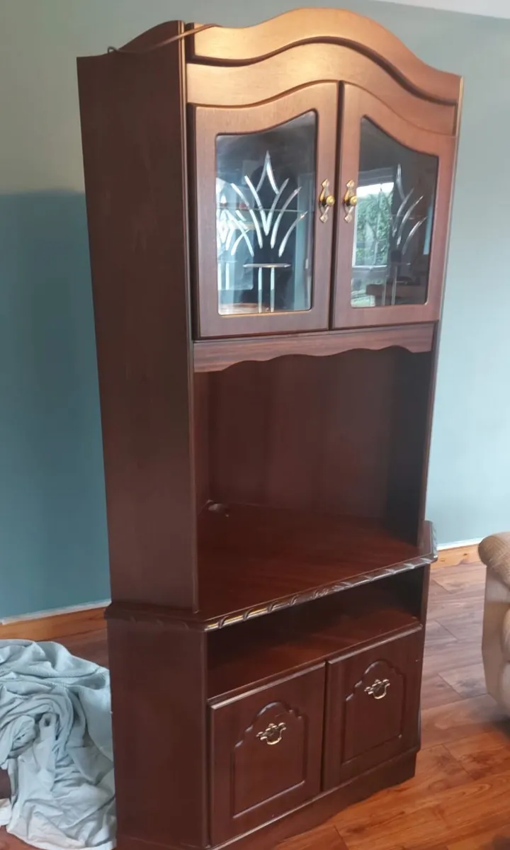 Mahogany corner unit - Image 1
