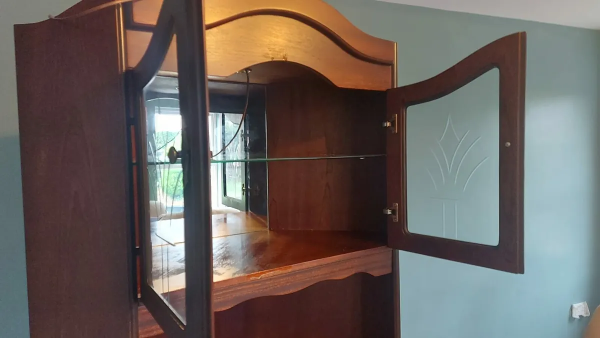 Mahogany corner unit - Image 3