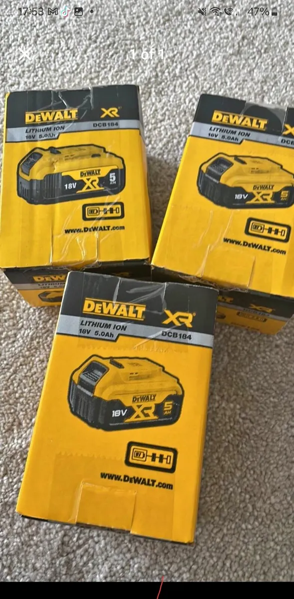 Dewalt batteries
