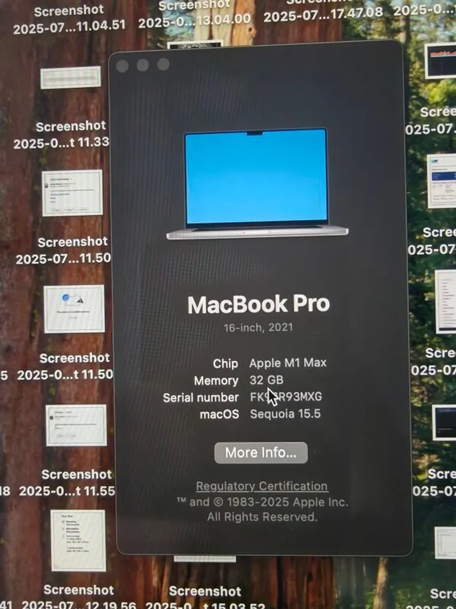 M1 Max Macbook Pro 16" 32GB RAM - Image 2