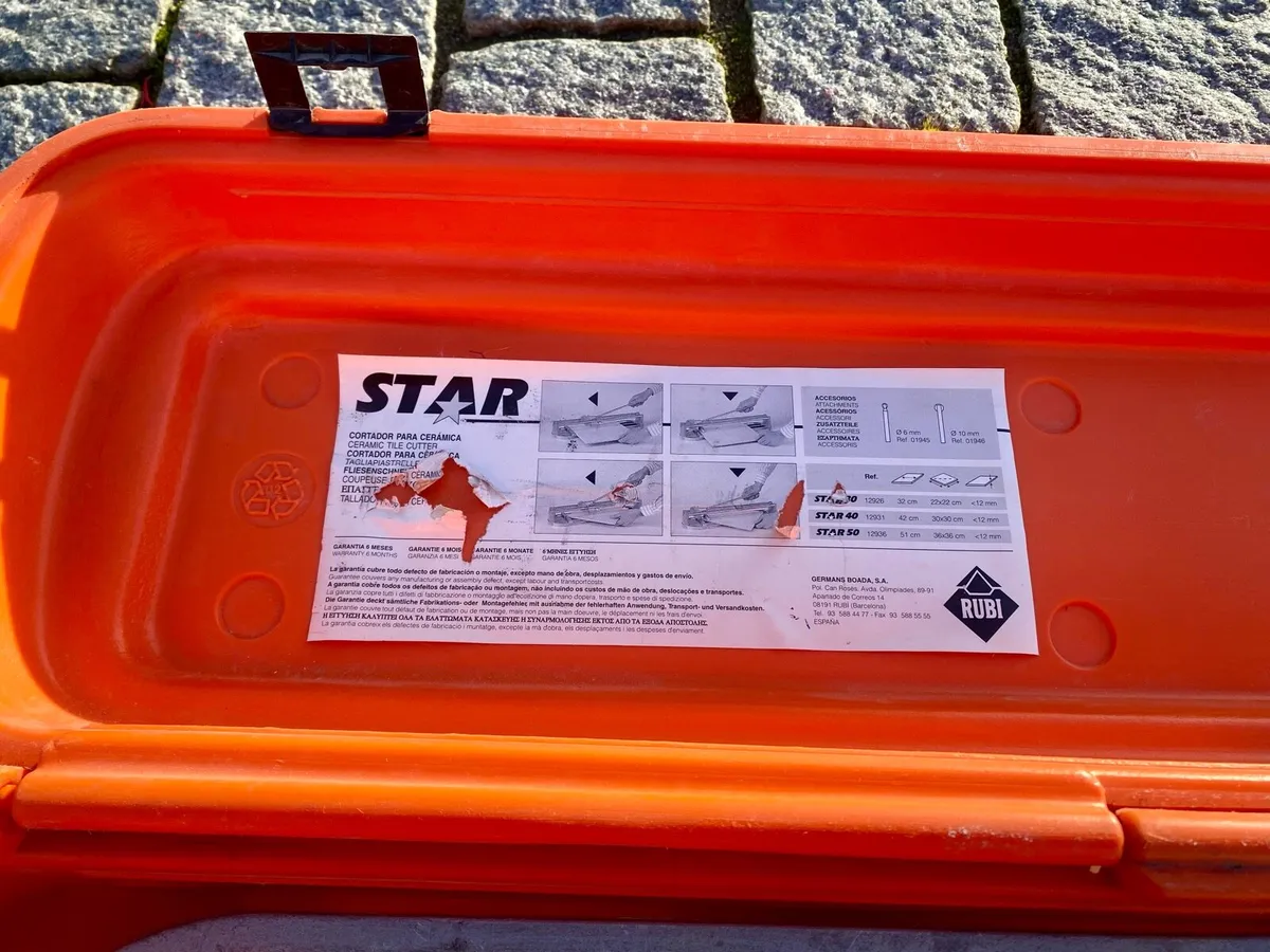 Rubi ts 60 plus Manual Tile Cutter - Image 4