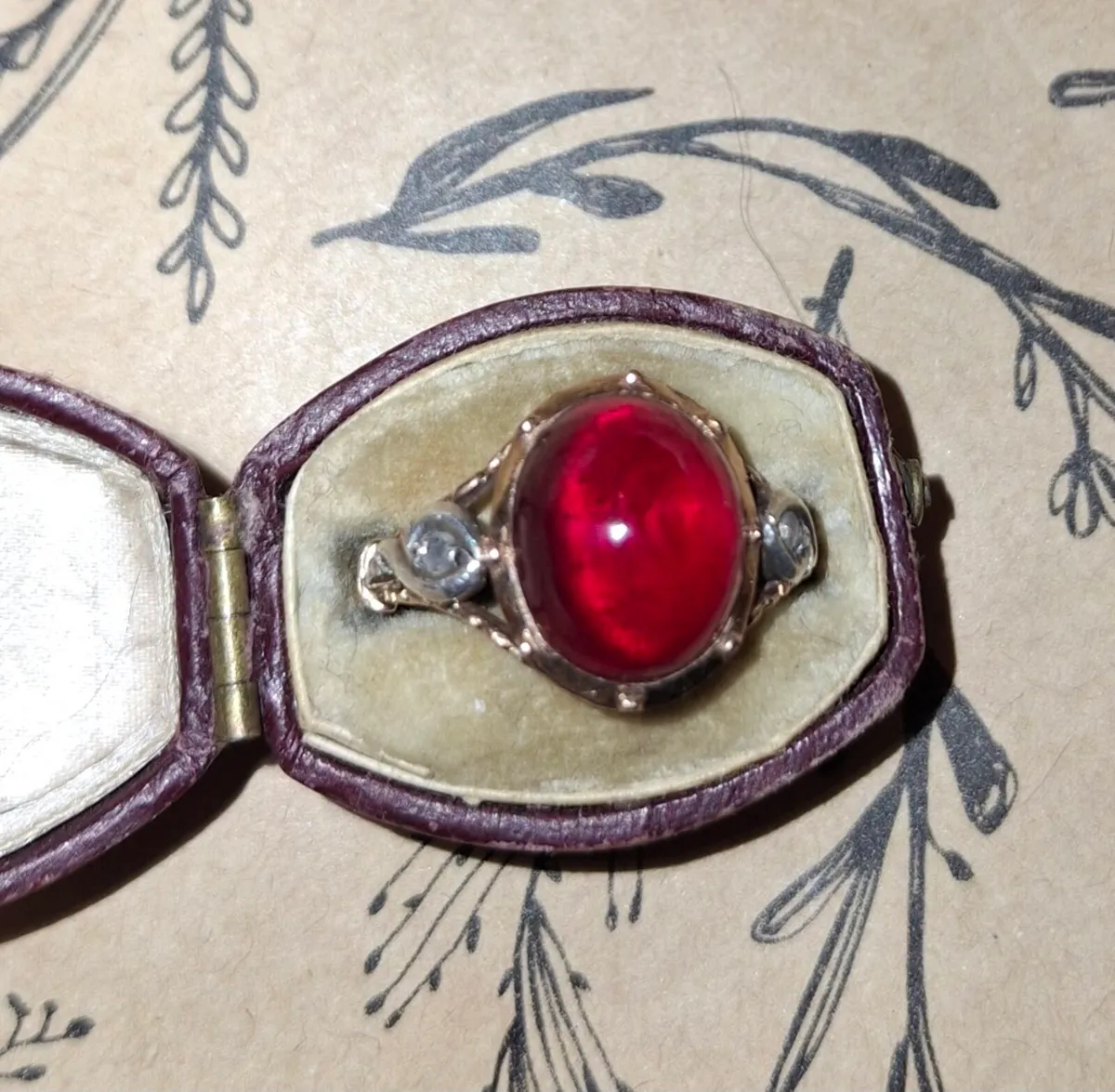 Antique Ruby and Diamond Ring - Image 1