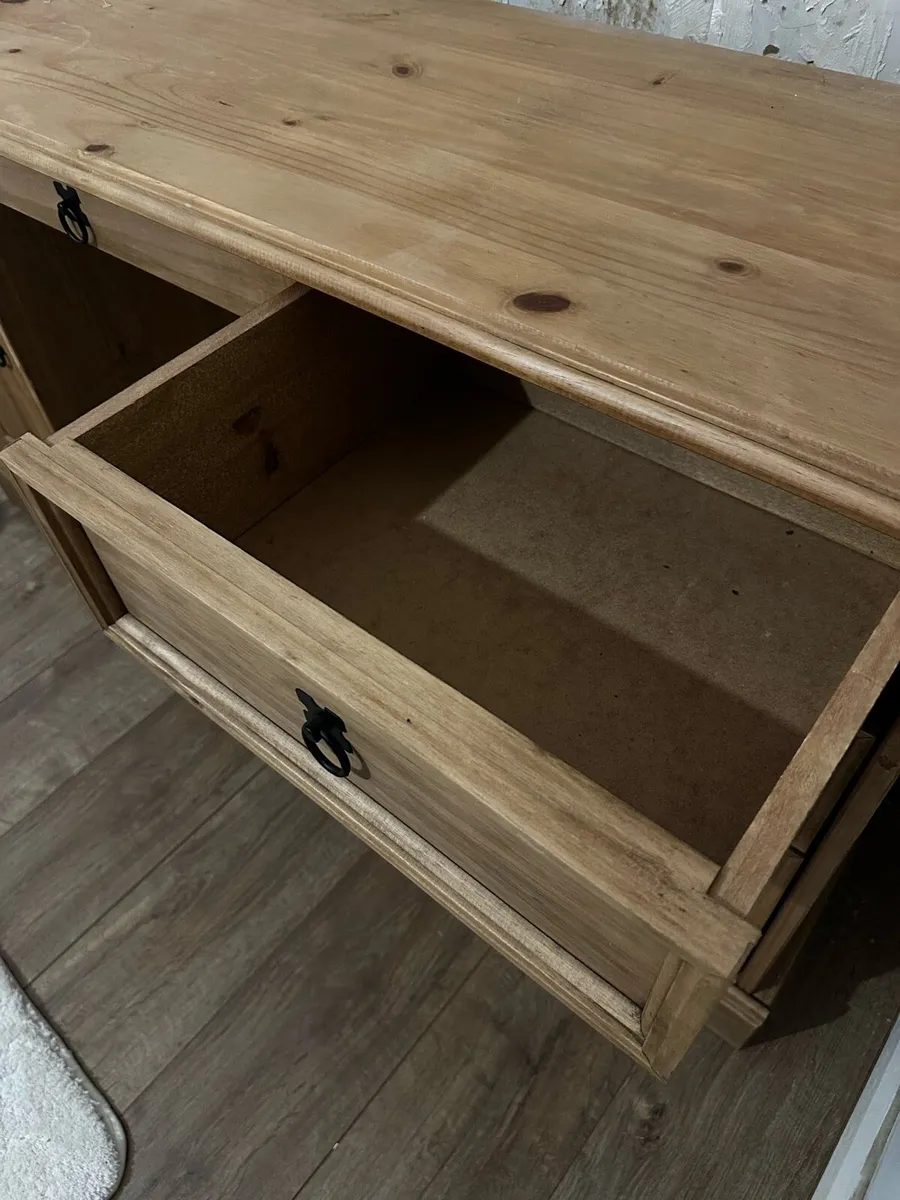 Oak Office/Computer Desk - Image 3