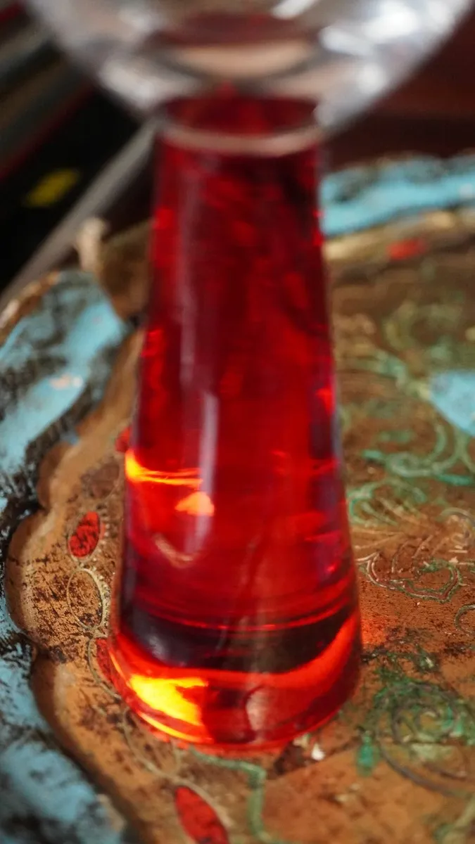 Vintage Artland Prescott Ruby Wine Glasses - Image 4