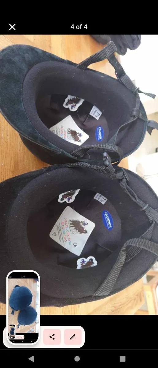 2 Horse Riding Safety Hats - Image 2