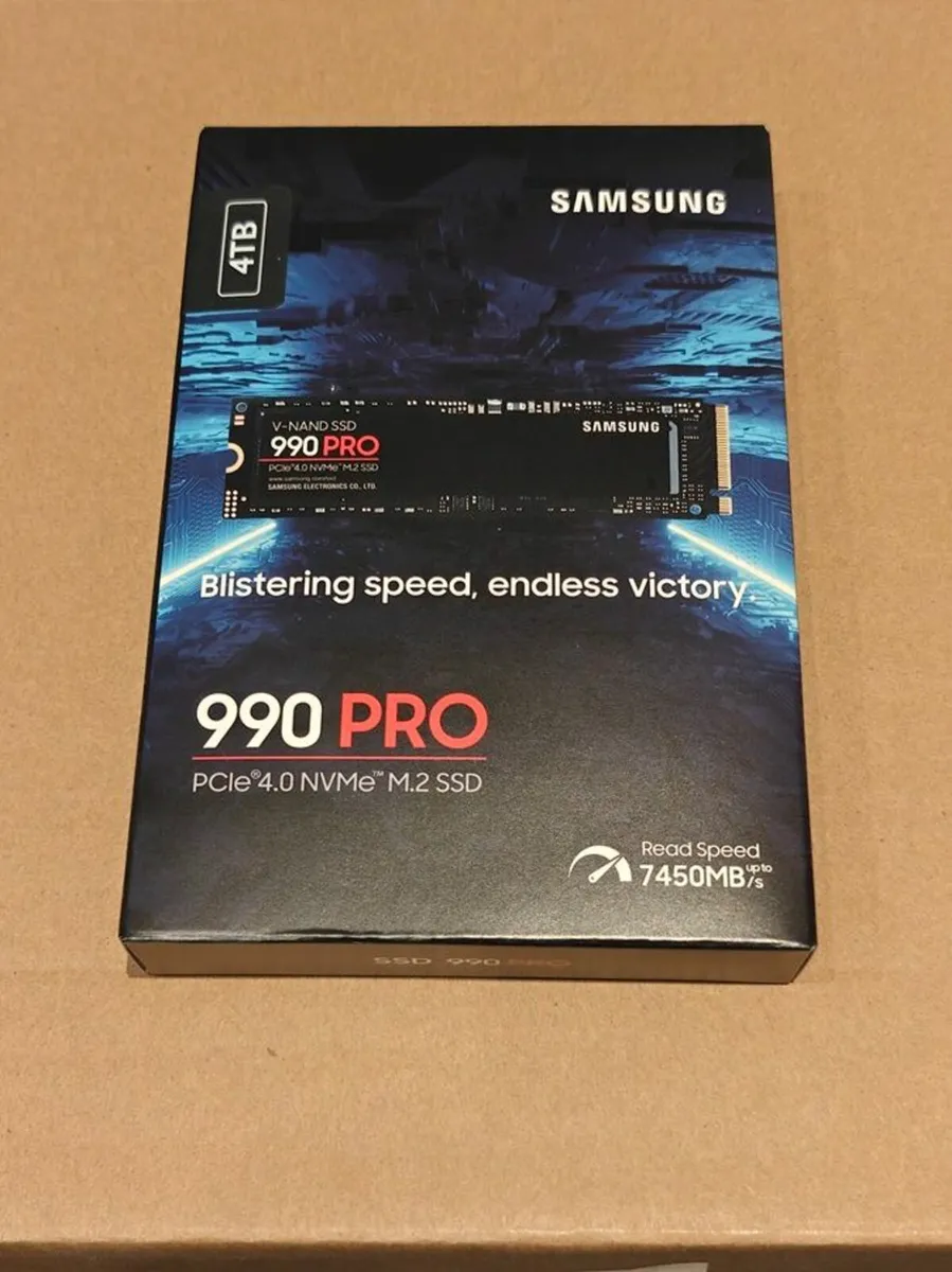 New 4TB Samsung 990 Pro NVMe SSD M.2 - Image 1