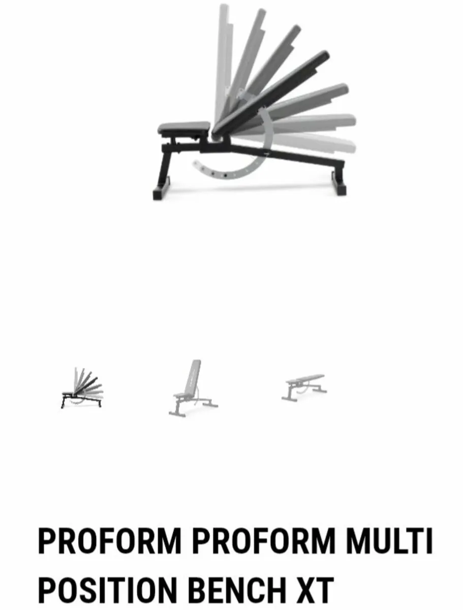 Proform  multiposition Weights Bench - Image 4