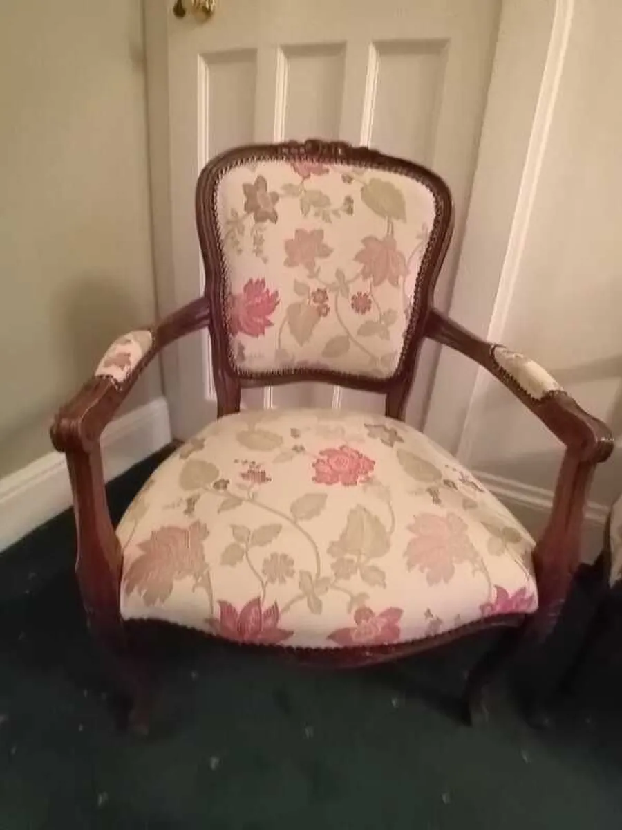 Vintage Parlour Set of 3 Seats - Image 4