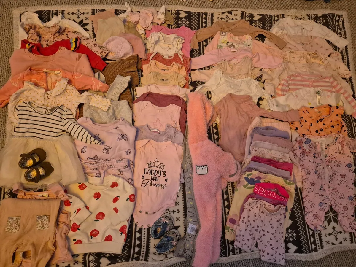 Baby girl 0-3 months bundle - Image 1