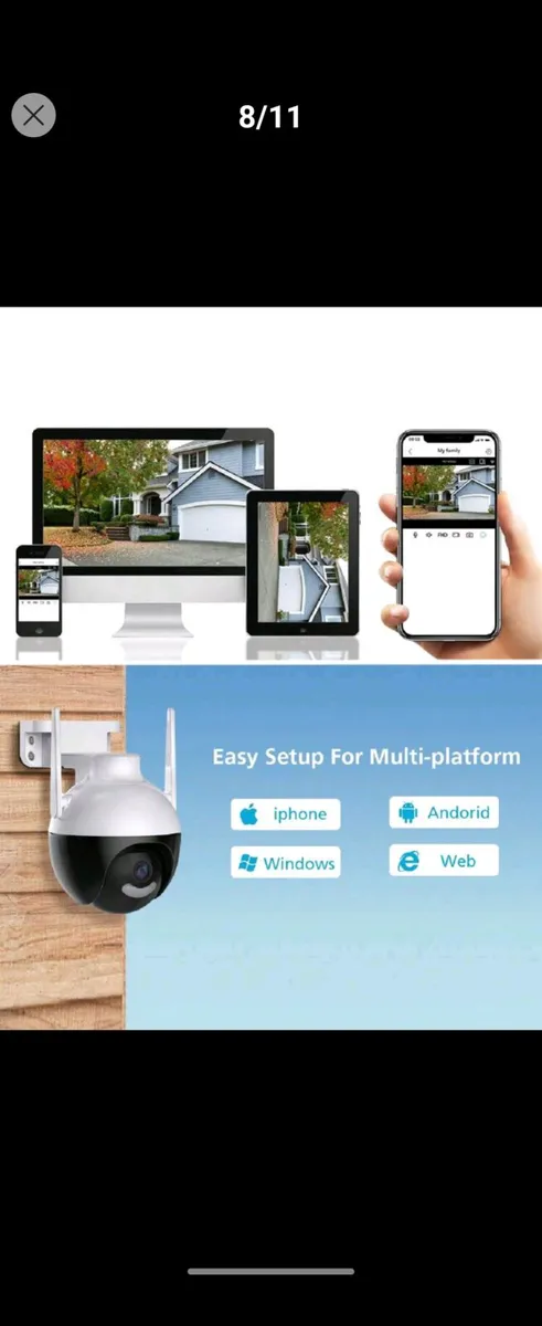 Reletech 5MP Surveillance Camera solar - Image 2