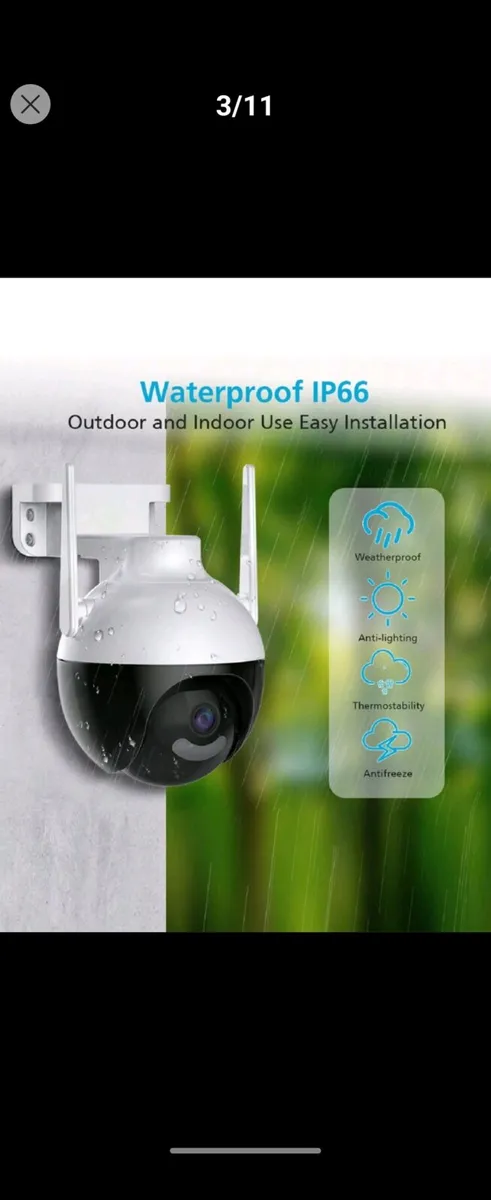 Reletech 5MP Surveillance Camera solar - Image 3