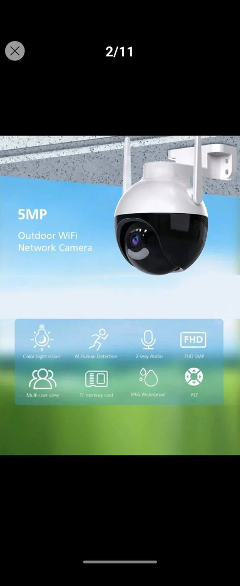Reletech 5MP Surveillance Camera solar - Image 4
