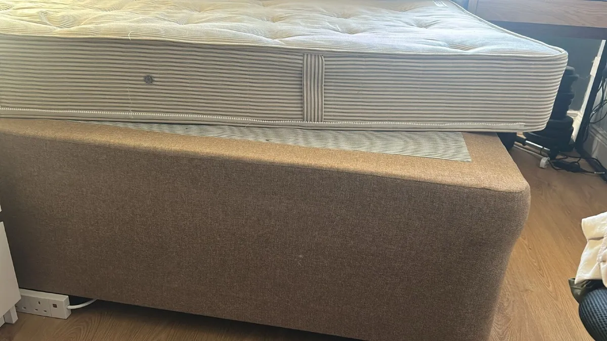 2 divan single beds with on single mattress Free - Image 1