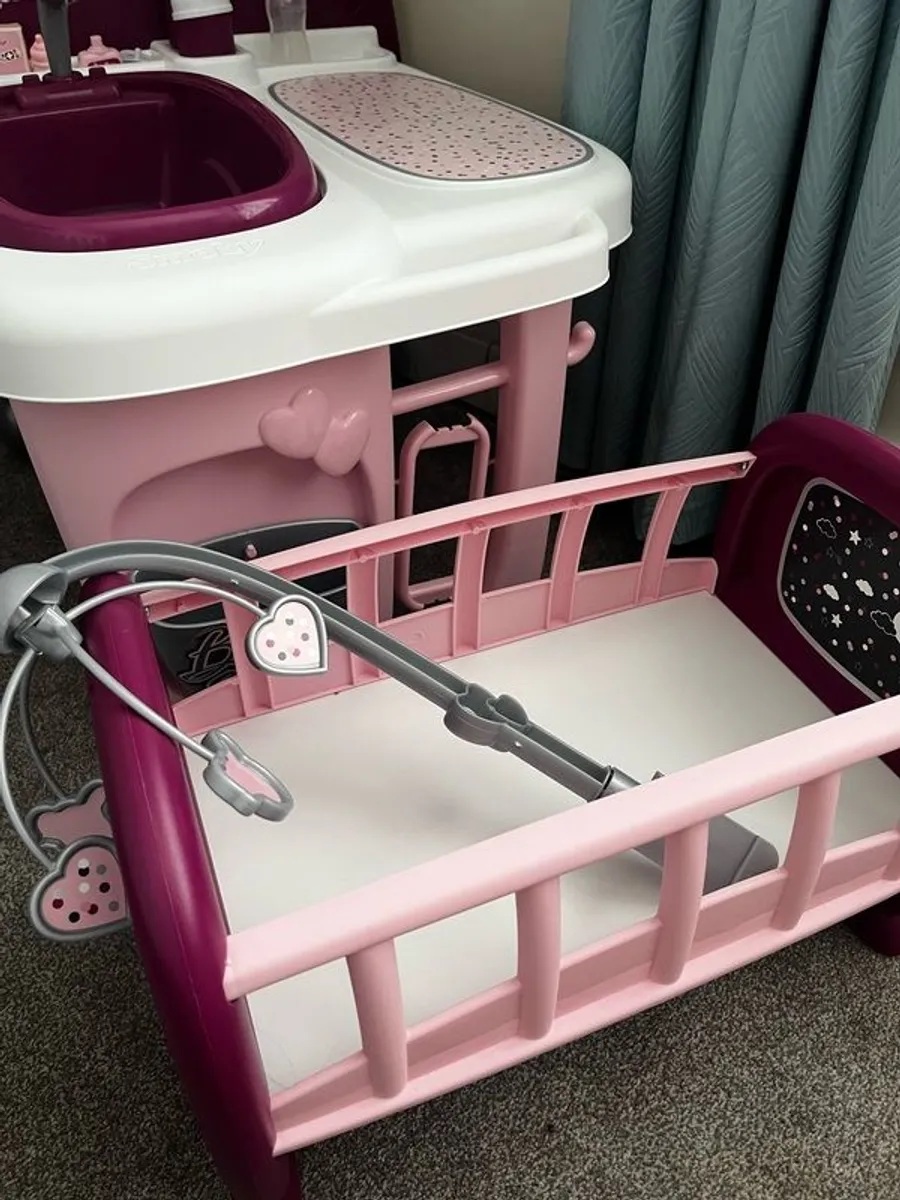 Smoby Baby Nurse Baby Doll Nursery Playset - Image 3