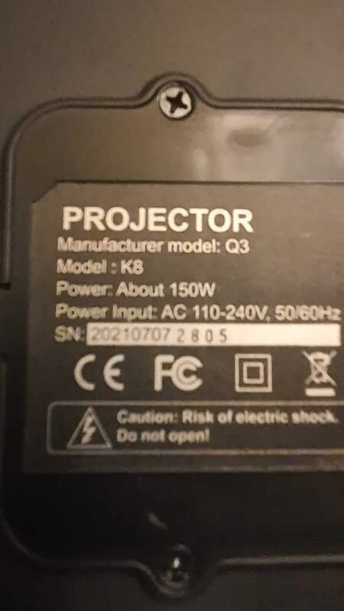 WiMiUS K8 5G WiFi Projector - Image 3