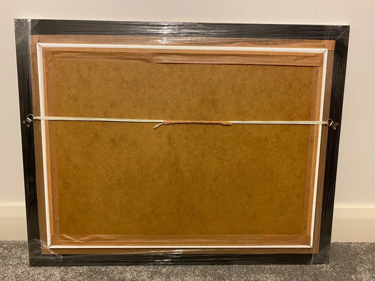 Framed 1000 piece jigsaw of horses in a field - Image 2