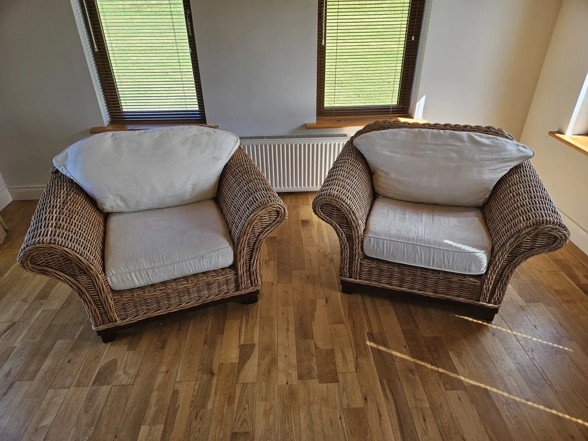 Wicker Armchairs Indoor > price each < - Image 3