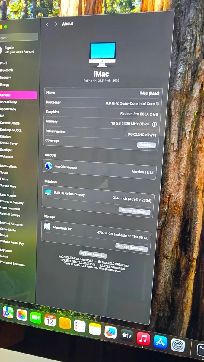 Apple iMac 4k 2019 21.5" I3-8100 16GB RAM 512SSD - Image 4