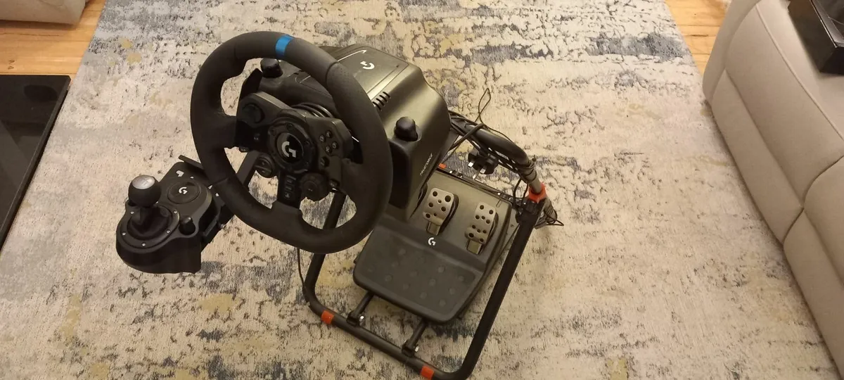 Logitech Racing Wheel + Pedals + Shifter + Stand – - Image 1