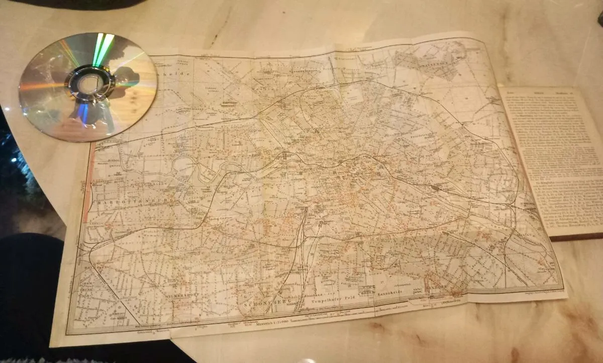 1905 antique Baedeker's Berlin travel bk, freepost - Image 2