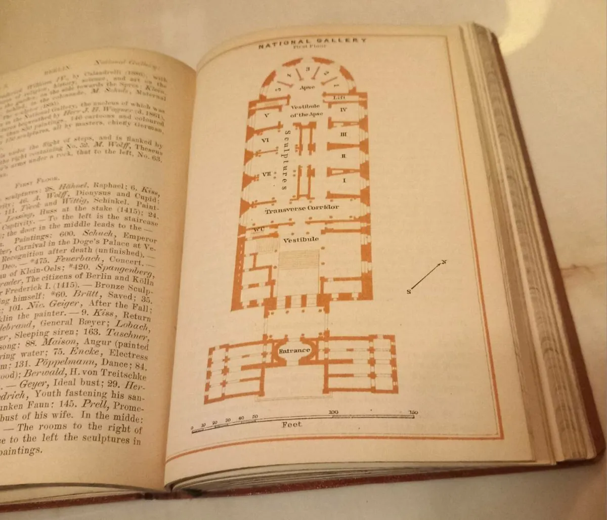 1905 antique Baedeker's Berlin travel bk, freepost - Image 3