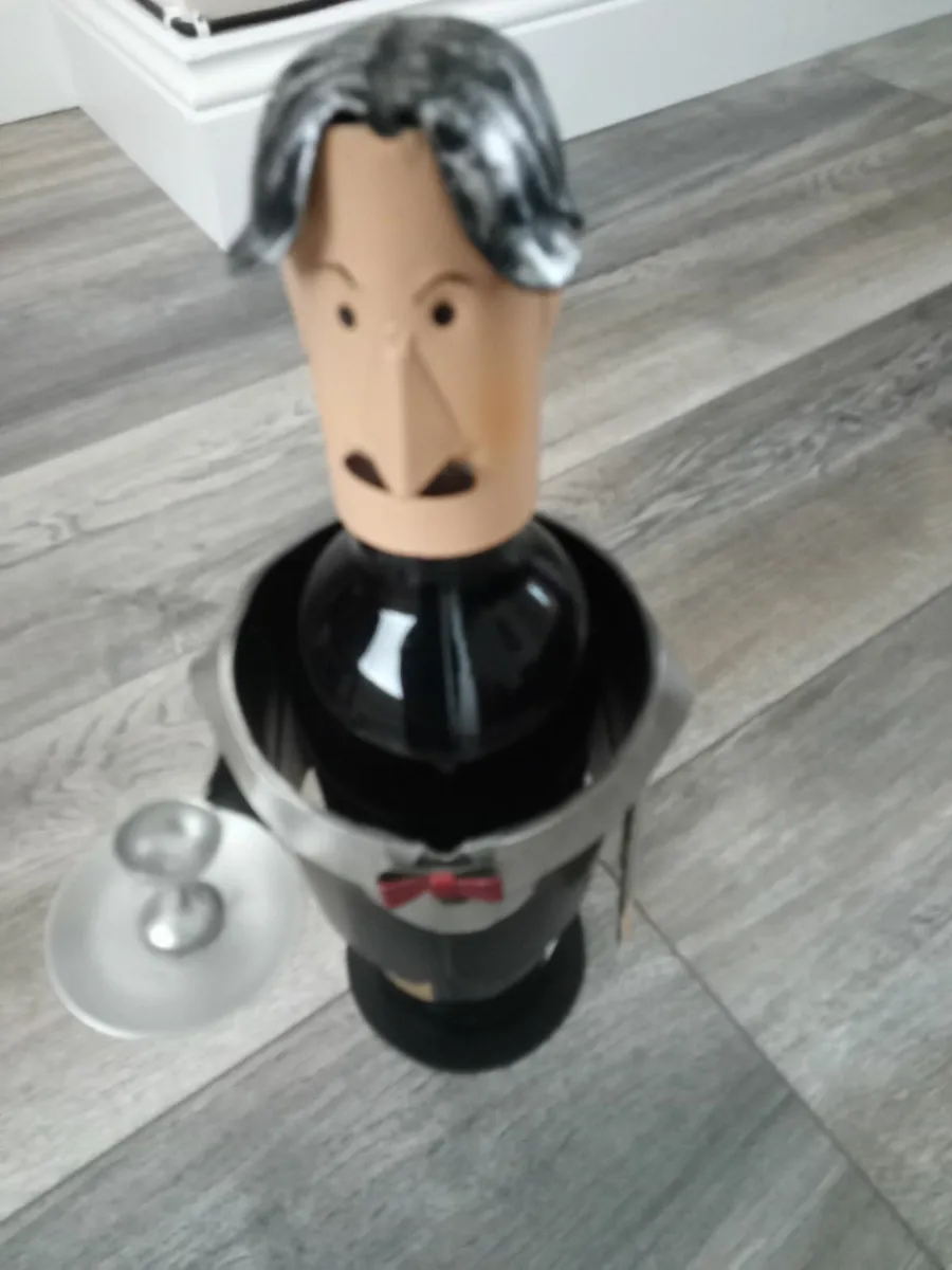 Novelty Wine Bottle Holder. - Image 1