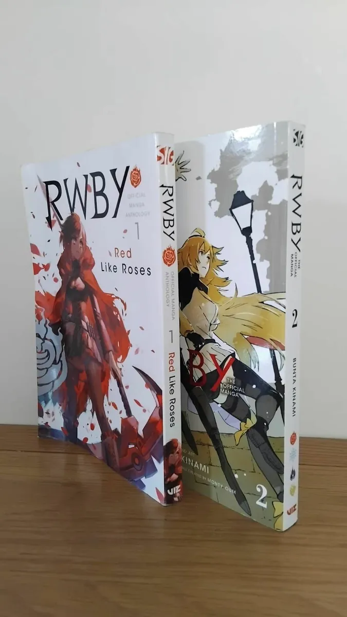 RWBY manga vol.1 and 2