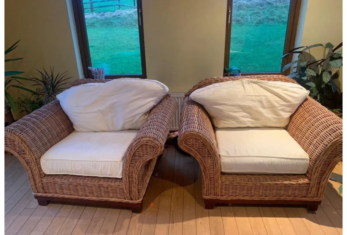 Wicker Armchairs Indoor > price each < - Image 1