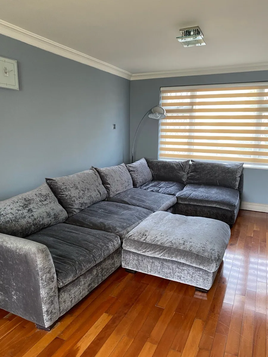 Corner Sofa & Footstool - Image 3